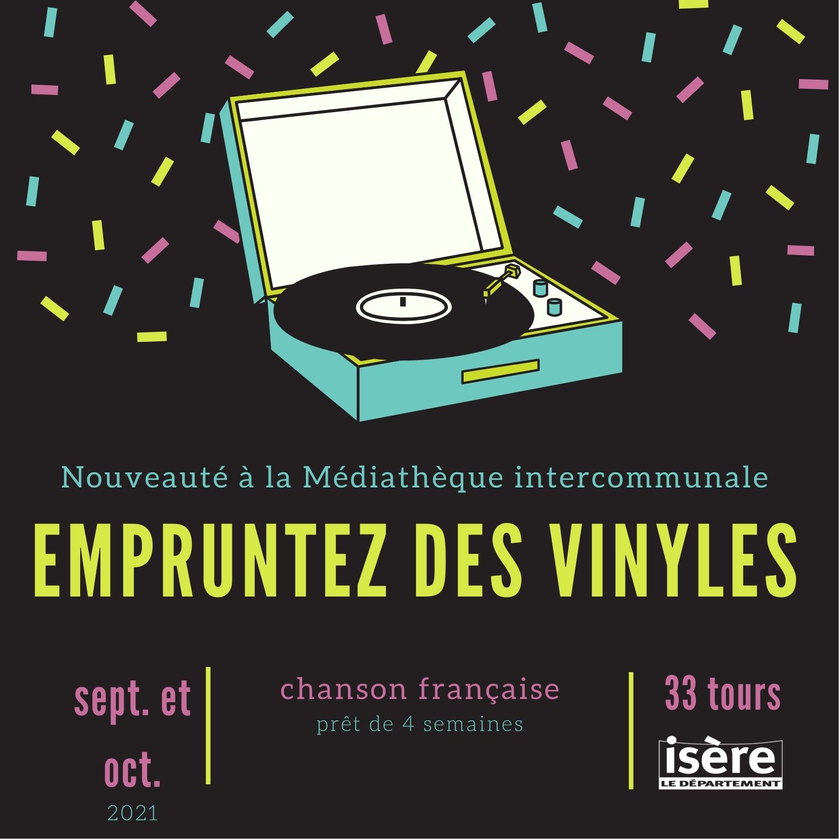 Empruntez des vinyles !