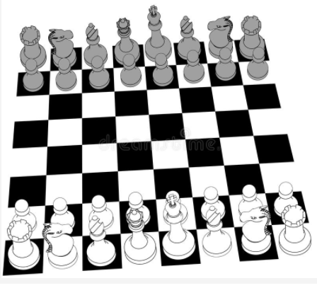 Séance de jeu d'échecs