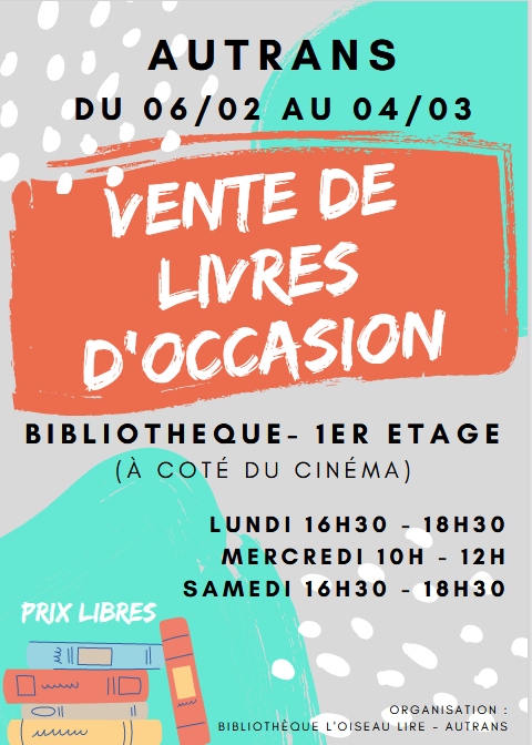 Vente de livres d'occasion