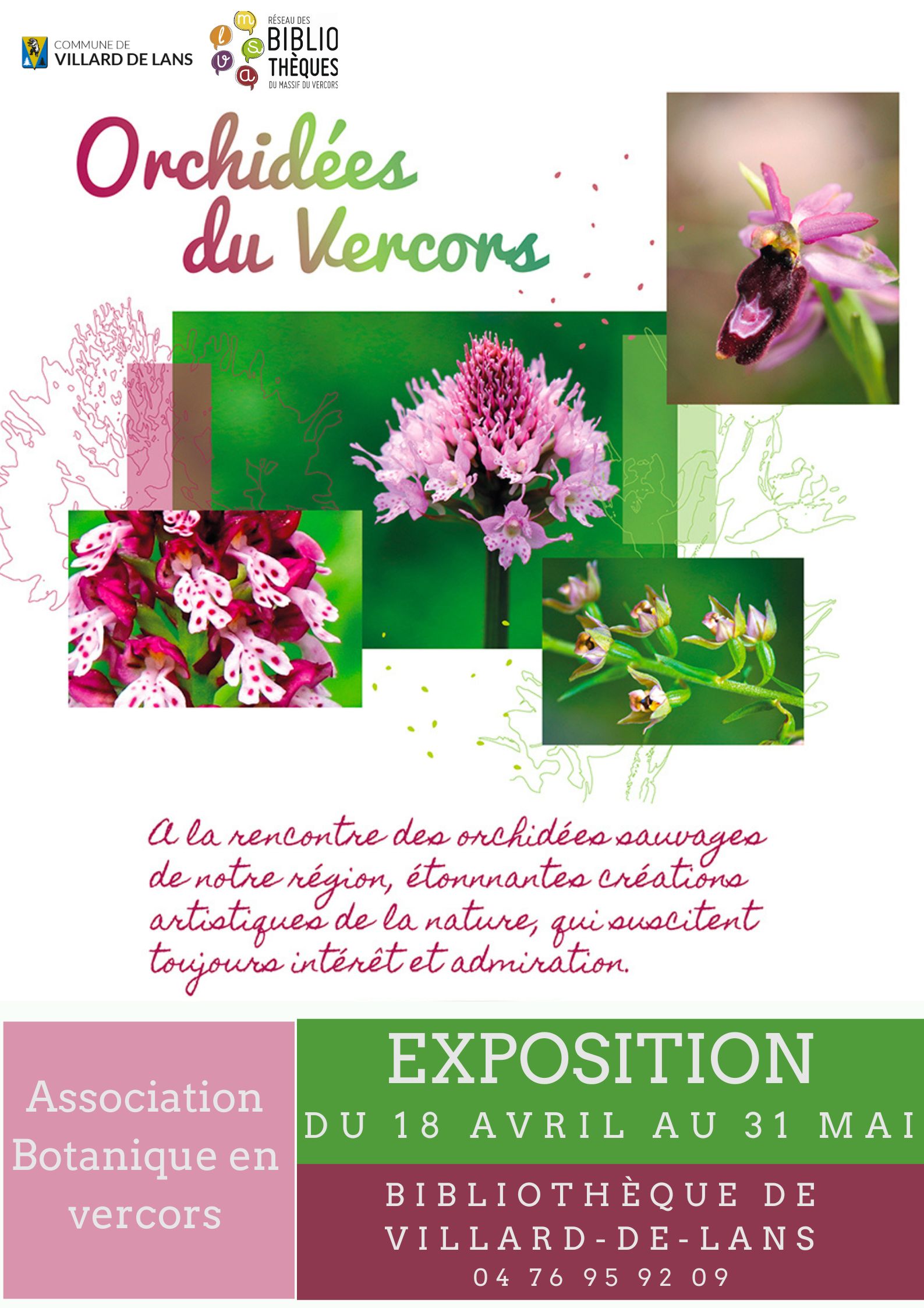  Exposition "Orchidées en Vercors" | du 18 avril au 31 mai 