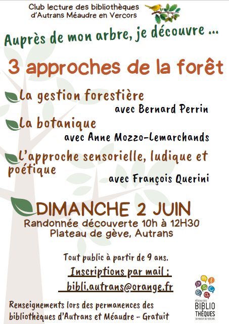 sortie foret autrans