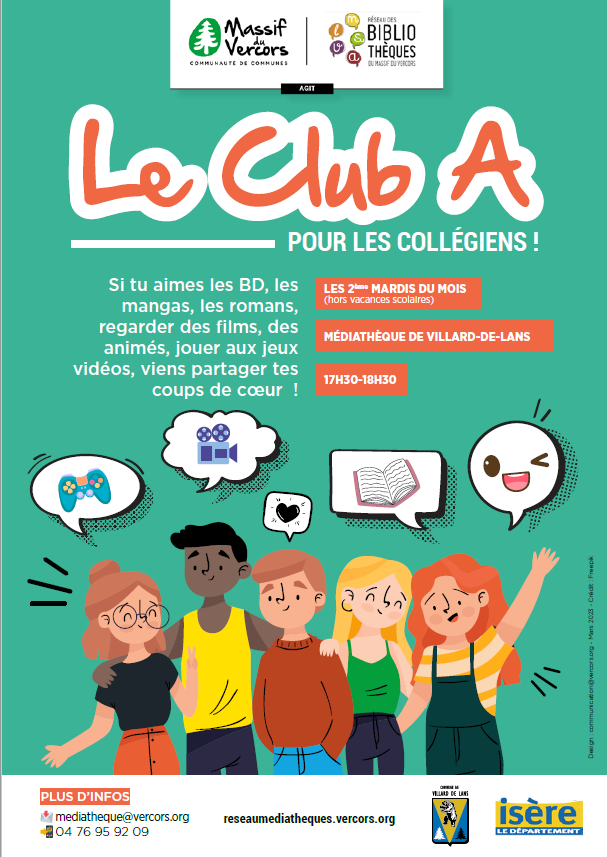 Le Club A. | le rendez-vous culture des ados !