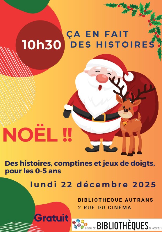 Ça en fait des histoires ! Noël !