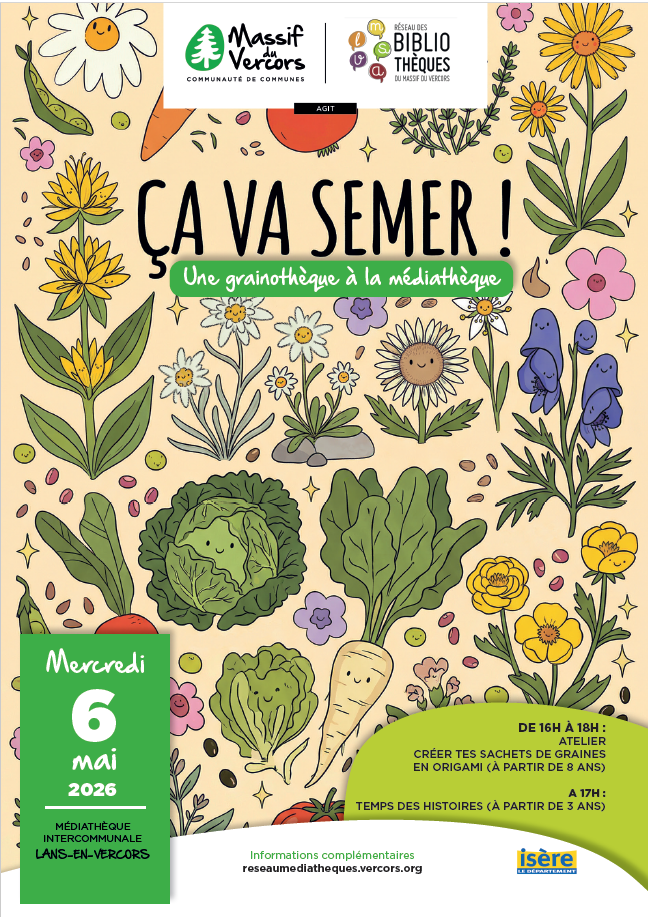 ÇA VA SEMER ! Une grainothèque à la médiathèque