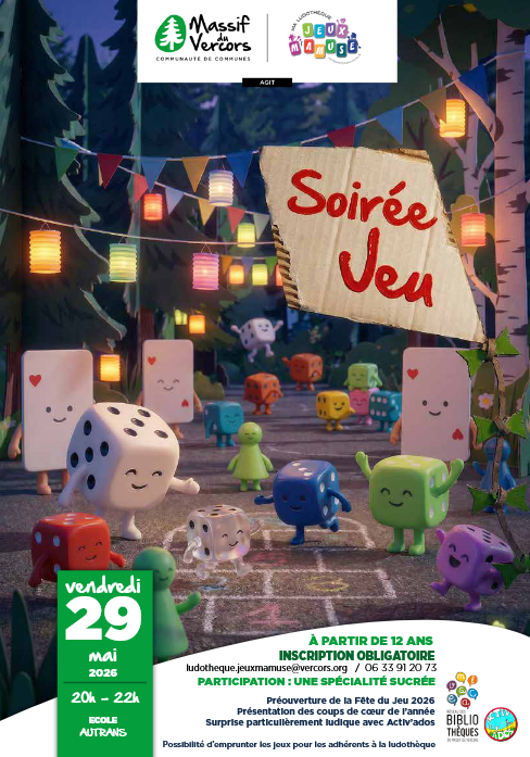 En préouverture > Une soirée jeu | Vendredi 29 mai de 20h à 22h