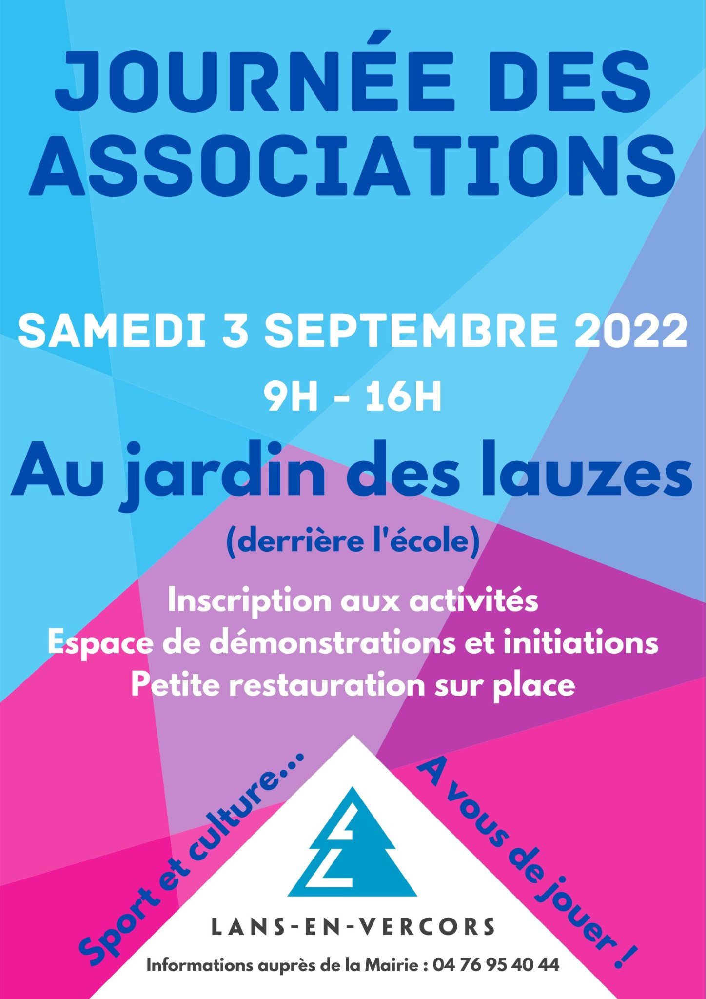 Forum des associations à Lans en Vercors