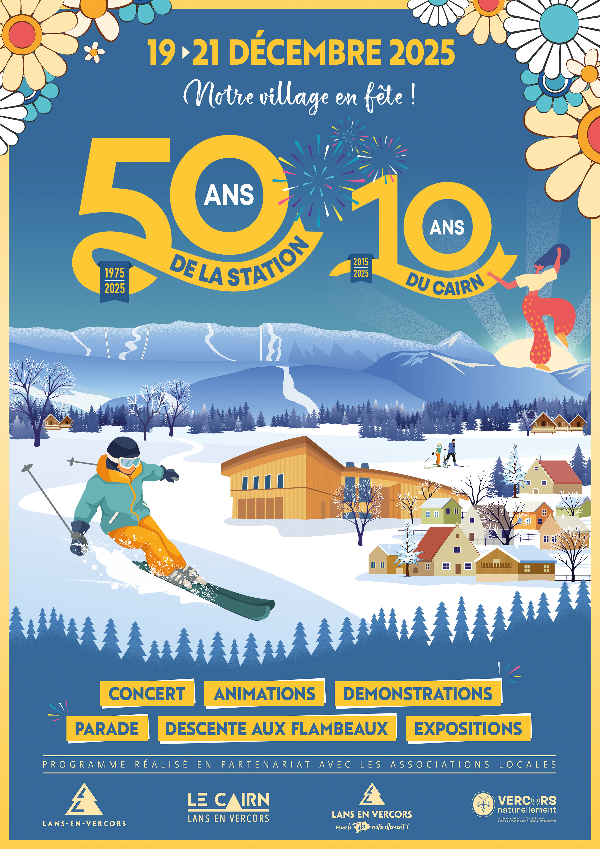 Notre village en fête ! 10 ans du Cairn & 50 ans de la station 